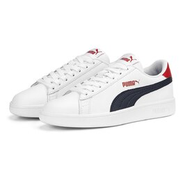 PUMA: Белые кроссовки Smash V2