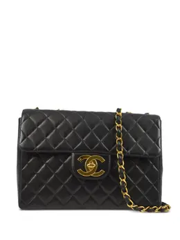 CHANEL Pre-Owned: Чёрная сумка 