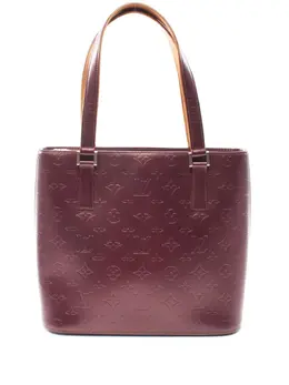 Louis Vuitton Pre-Owned: Тёмная сумка-шоппер