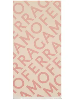 Ferragamo: Розовый шарф 