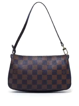 Louis Vuitton Pre-Owned: Чёрный клатч 