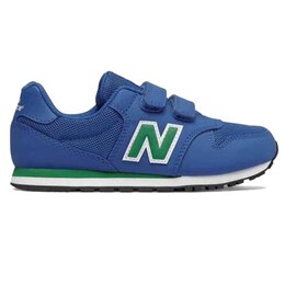 New Balance: Синие кроссовки  500