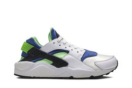 Nike: Зелёные кроссовки  Air Huarache