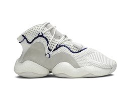 Adidas: Белые кроссовки  Crazy BYW