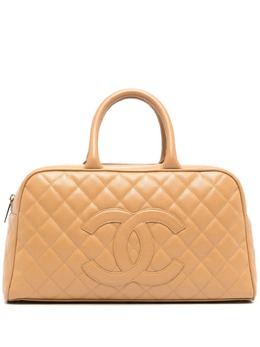 CHANEL Pre-Owned: Бежевая сумка 