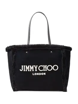Jimmy Choo: Чёрная сумка-шоппер 
