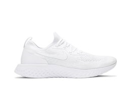 Nike: Белые кроссовки  Epic React Flyknit