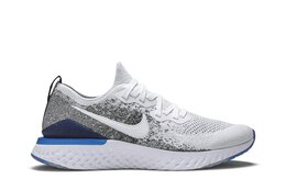 Nike: Голубые кроссовки  Epic React Flyknit 2