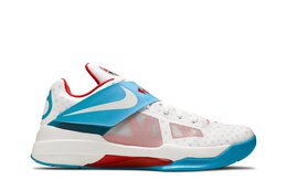 Nike: Белые кроссовки  Zoom KD 4