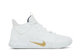 Nike: Белые кроссовки  PG 3