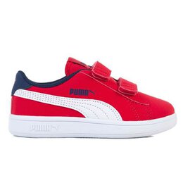 PUMA: Красные кроссовки  Smash V2