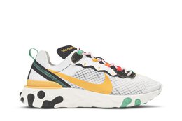 Nike: Белые кроссовки React Element 55