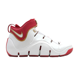 Nike: Белые кроссовки  Zoom Lebron 4