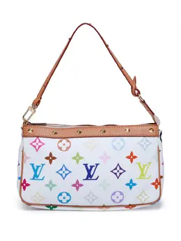 Louis Vuitton Pre-Owned: Белый клатч