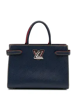 Louis Vuitton Pre-Owned: Синяя сумка-шоппер