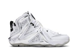 Nike: Белые кроссовки  Lebron 12