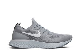 Nike: Серые кроссовки  Epic React Flyknit