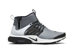 Nike: Серые кроссовки  Air Presto Mid Utility