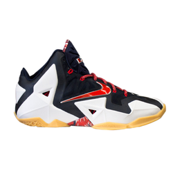 Nike: Белые кроссовки  Lebron 11