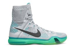 Nike: Серые кроссовки  Kobe 10 Elite