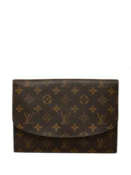 Louis Vuitton Pre-Owned: Коричневый клатч