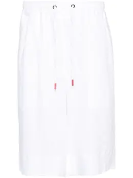 Kiton: Льняные шорты 