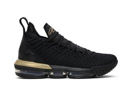 Nike: Чёрные кроссовки  Lebron 16