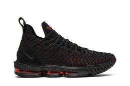 Nike: Чёрные кроссовки  Lebron 16