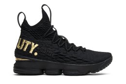 Nike: Чёрные кроссовки  Lebron 15