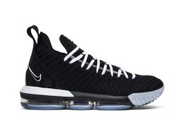 Nike: Белые кроссовки  Lebron 16