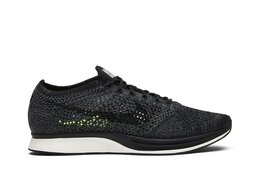 Nike: Чёрные кроссовки  Flyknit Racer