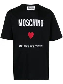 Moschino: Хлопковая футболка 