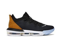 Nike: Чёрные кроссовки  LeBron 16 Low