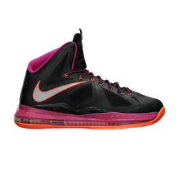 Nike: Чёрные кроссовки  Lebron 10