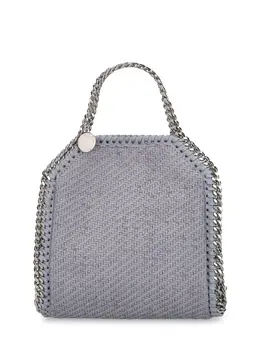 STELLA MCCARTNEY: Голубая сумка  Tiny Falabella