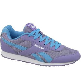 Reebok: Фиолетовые кроссовки  Royal Classic Jogger