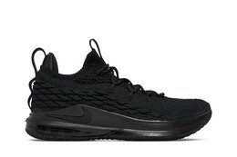 Nike: Чёрные кроссовки  Lebron 15