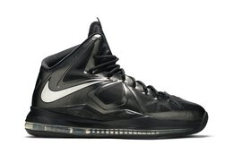 Nike: Чёрные кроссовки  Lebron 10