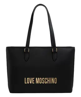 Love Moschino: Чёрная сумка-шоппер 