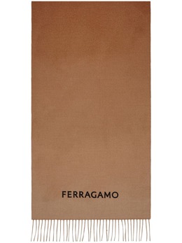Ferragamo: Коричневый шарф 