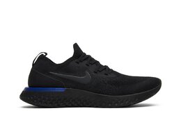 Nike: Чёрные кроссовки  Epic React Flyknit