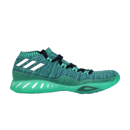Adidas: Зелёные кроссовки  Crazy