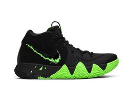 Nike: Зелёные кроссовки  Kyrie 4