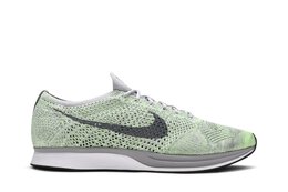 Nike: Зелёные кроссовки  Flyknit Racer