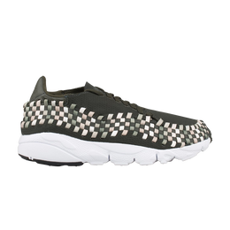 Nike: Зелёные кроссовки  Air Footscape Woven NM