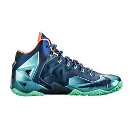 Nike: Синие кроссовки  Lebron 11