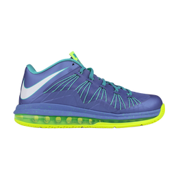 Nike: Синие кроссовки  Air Max Lebron 10 Low