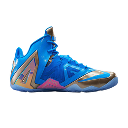 Nike: Синие кроссовки  Lebron 11