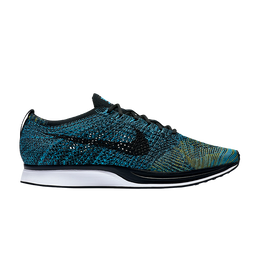 Nike: Голубые кроссовки  Flyknit Racer