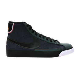 Nike: Синие кроссовки  Blazer Mid Premium